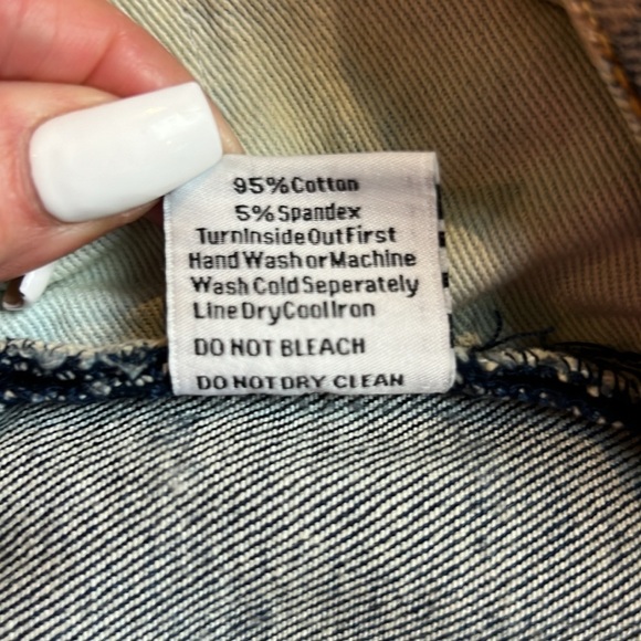 Embellish, distressed stretch, retro grunge, denim jeans, size 38 - Picture 9 of 12